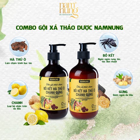 Combo Giúp Giảm Rụng Tóc, Hỗ Trợ Mọc Tóc