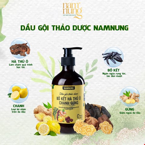 Combo Chai Dầu Gội Xả Nam Nung 500ml 