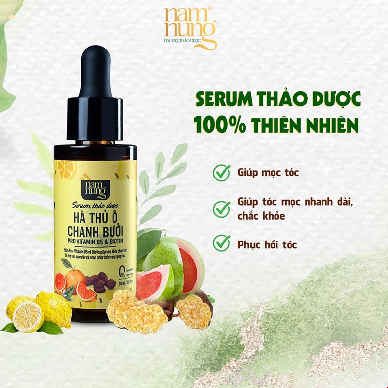 Serum Thảo Dược Hỗ Trợ Mọc Tóc NamNung