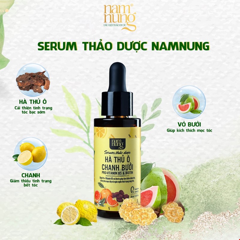 Serum Thảo Dược Hỗ Trợ Mọc Tóc NamNung